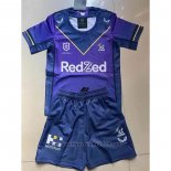 Maillot Enfant Kits Melbourne Storm Rugby 2021 Domicile